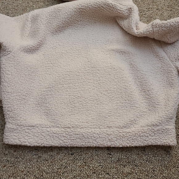 Victoria's Secret PINK Army Zip Up Sherpa Size Large - Picture 9 of 14